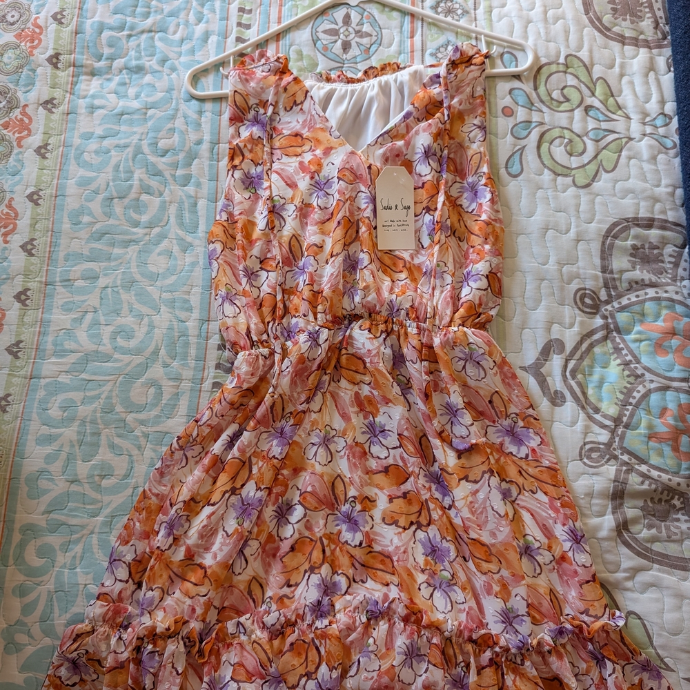 Sadie & Sage Multicolor Floral Dress